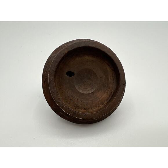 Hand Carved Chinese Brown Stained Soapstone Water Buffalo Lidded Creamer - Picture 12 of 14